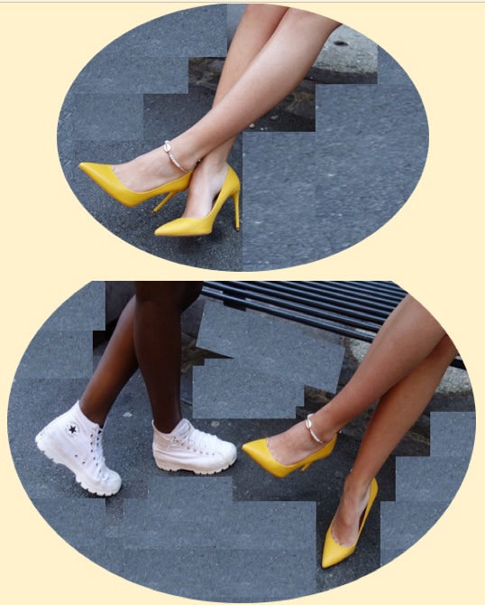 Zully photographie des jambes.3 – Deux ados. | Le Monde de Zully